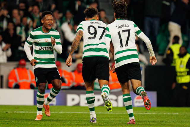 Geny Catamo, Trincão e Suárez são três lanças apontadas à baliza da equipa de Moreira de Cónegos - Foto: IMAGO