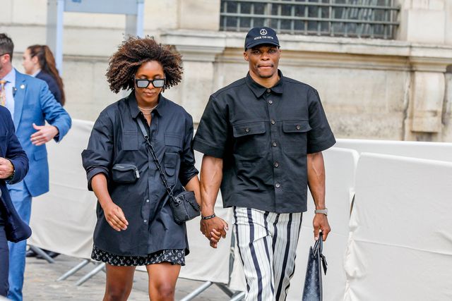 Nina e Russell Westbrook casaram em 2015 e têm três filhos. Fotografia Imago