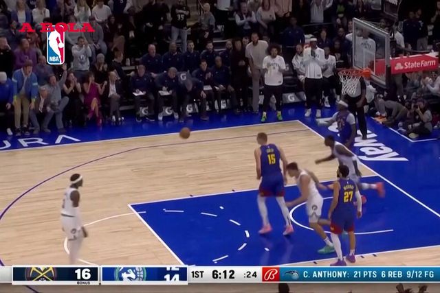 Os 35 pontos de Jokic na vitória dos Nuggets sobre os Timberwolves