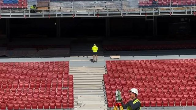 Avanços nas obras em Camp Nou