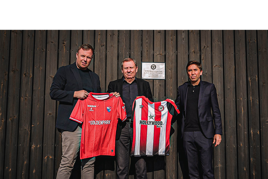Delegação do Gil Vicente visitou o Brentford