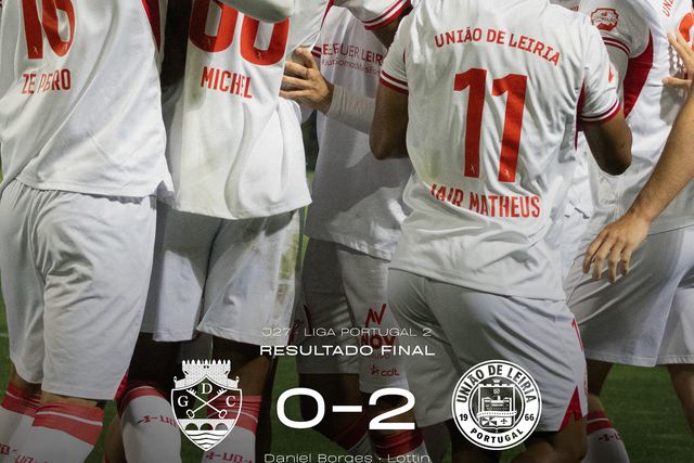 UD Leiria passa a somar 41 pontos. Foto: UD Leiria