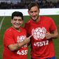 Maradona e Totti, em 2017 - Foto: AS Roma