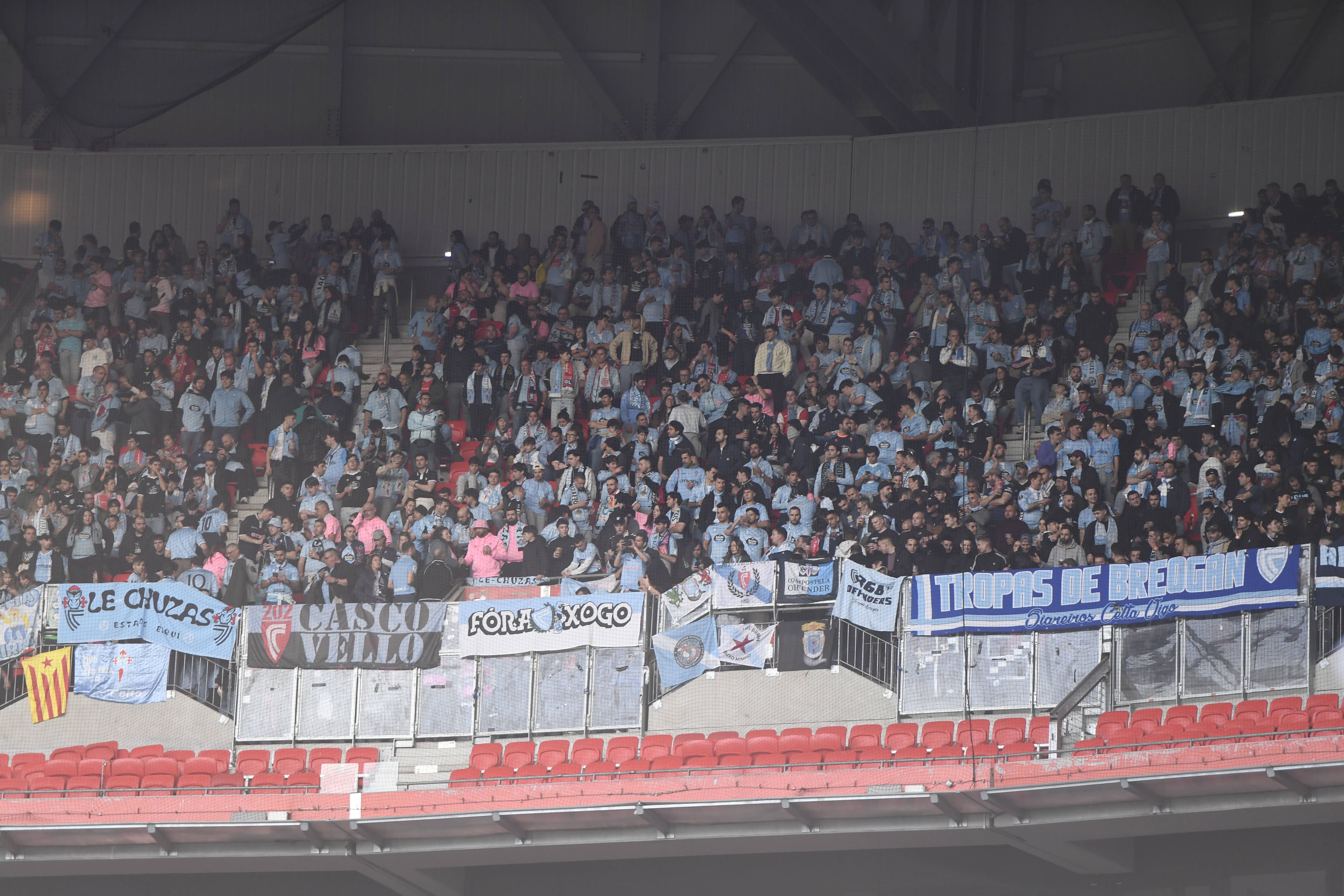 Adeptos do Celta de Vigo em Lyon
