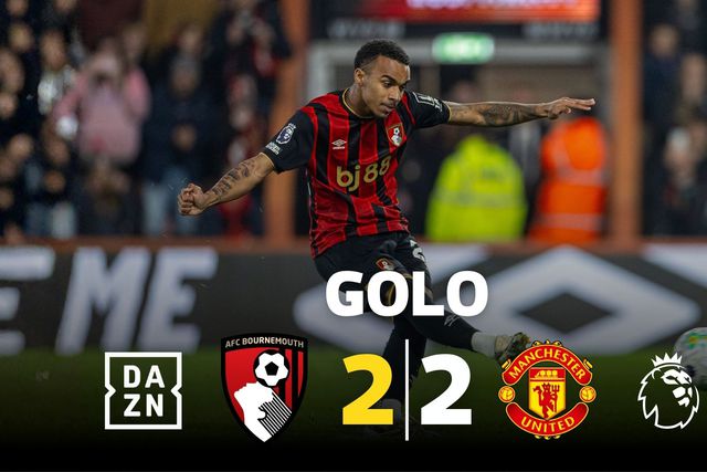 'Ratice' de Evanilson vale penálti, expulsão de Maguire e empate