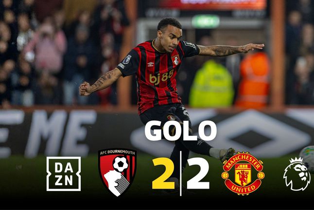 'Ratice' de Evanilson vale penálti, expulsão de Maguire e empate