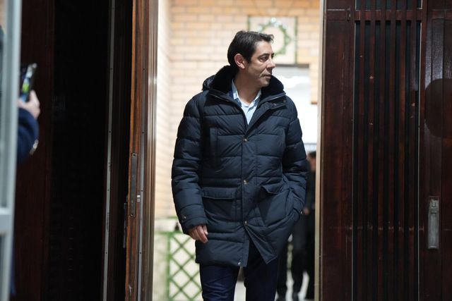 Rui Costa à saída do velório de Silvino (Foto: Maycon Quiozini)