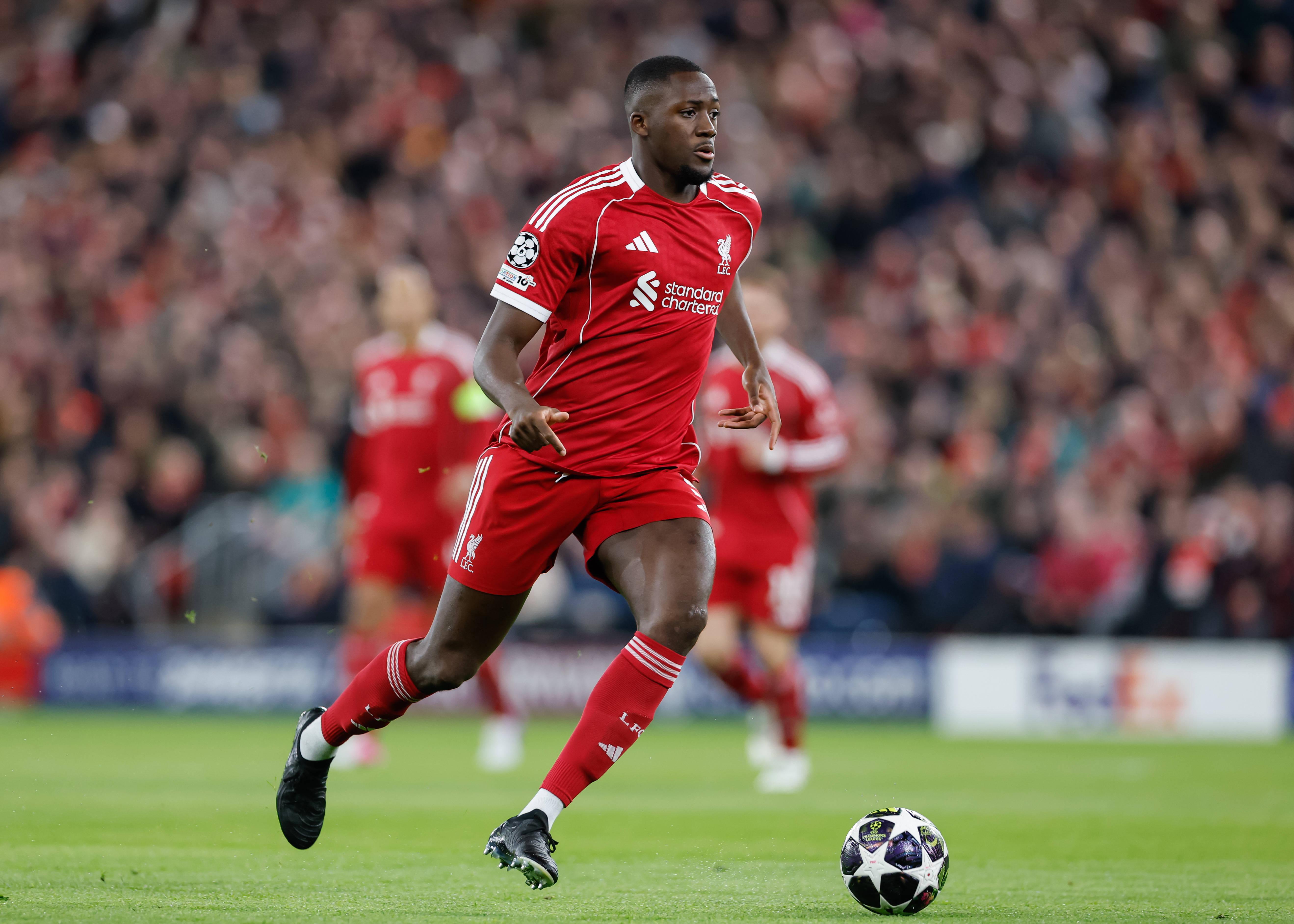 Ibrahima Konaté  chegou ao Liverpool em 2021, oriundo do Leipzig