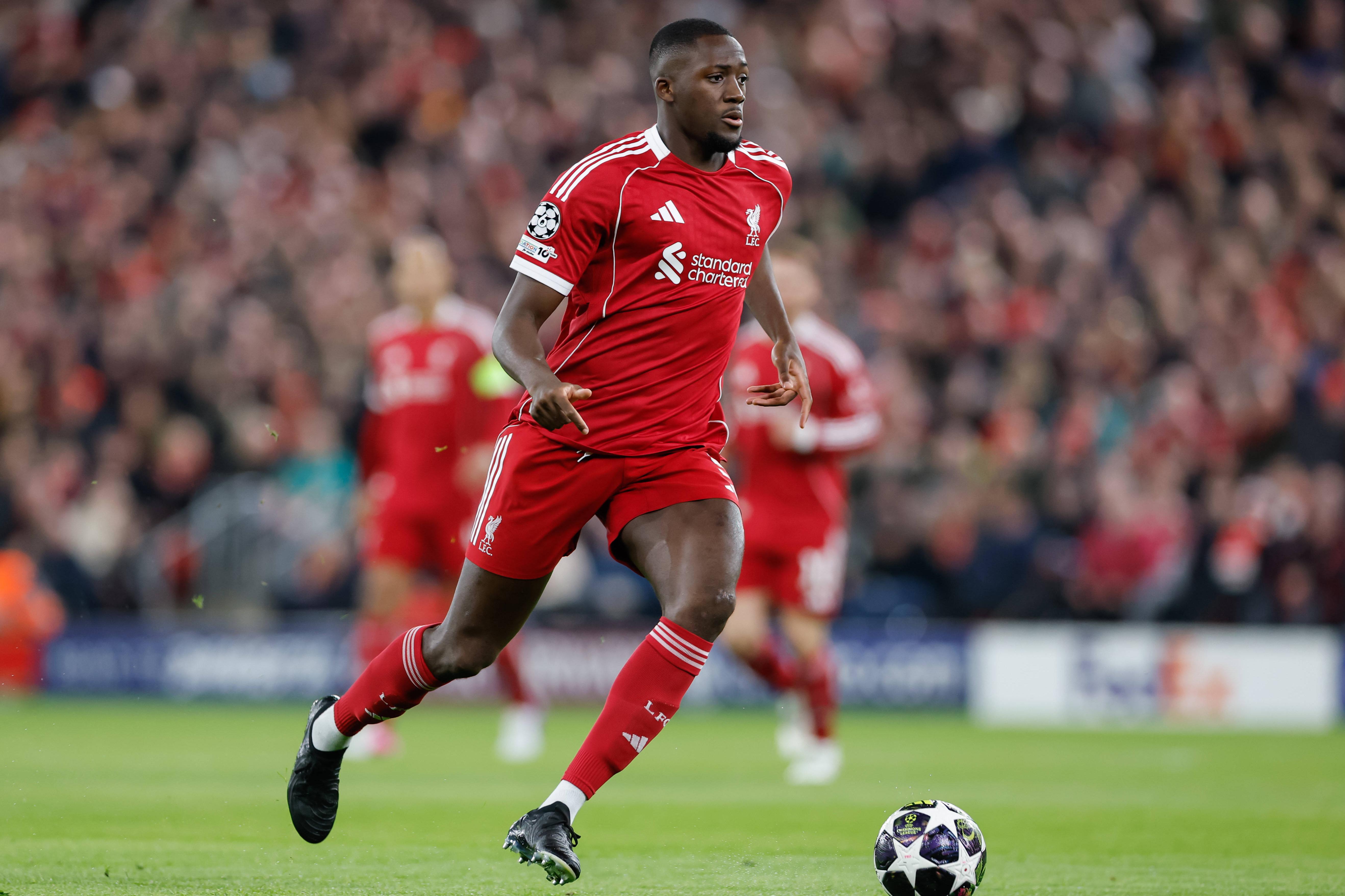 Ibrahima Konaté  chegou ao Liverpool em 2021, oriundo do Leipzig