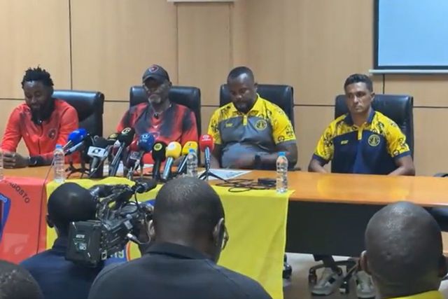 Bonito de se ver: conferência de imprensa conjunta para lançamento do sempre intenso e eterno 1.º de Agosto-Petro de Luanda