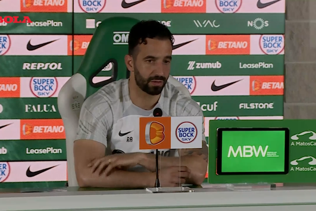 Rúben Amorim: «Alvalade tem-nos levado para a vitória»
