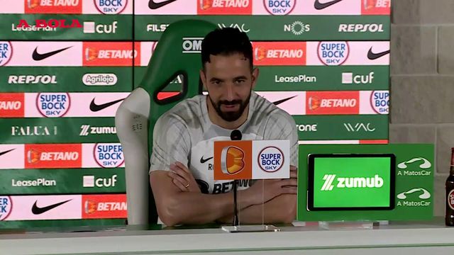 Rúben Amorim: «O Vitória foi a última equipa que nos ganhou»