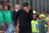 Sérgio Conceição frustrado com a derrota do Milan diante da Atalanta