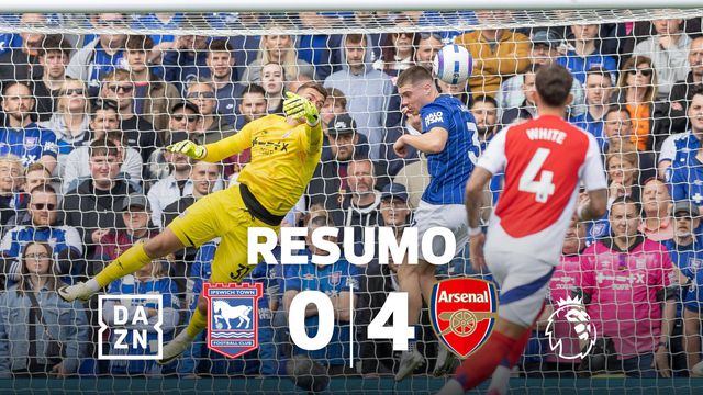 Arsenal não quis ser mordomo do Liverpool e goleou Ipswich