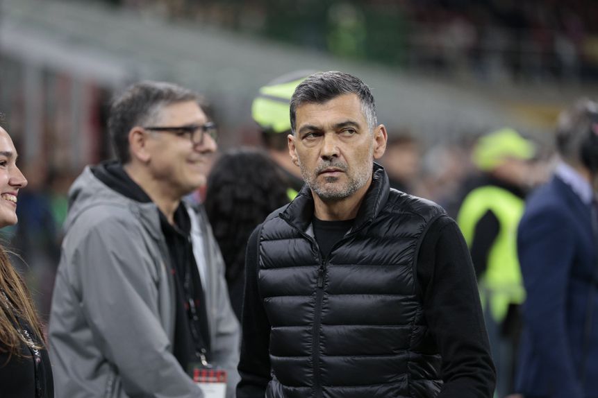 Sérgio Conceição, treinador do Milan, em Milão, San Siro