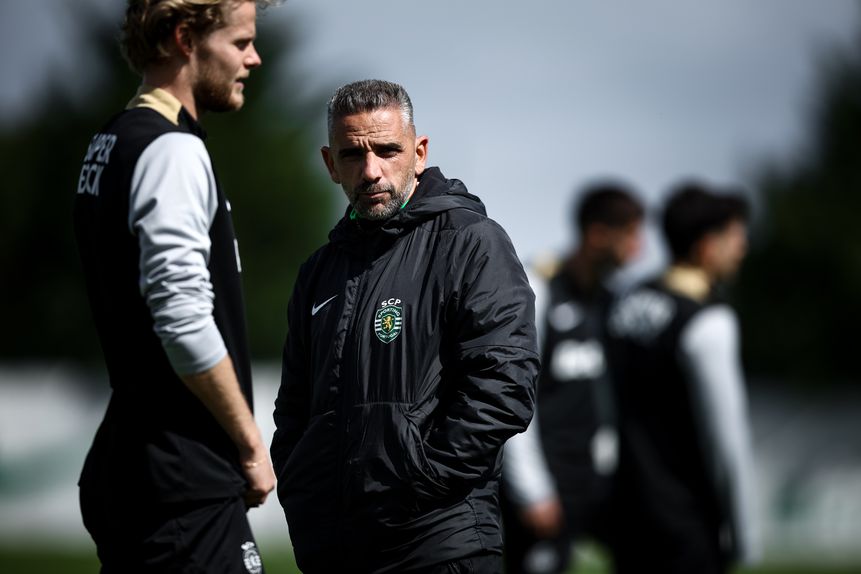 Morten Hjulmand e Rui Borges (Sporting CP)