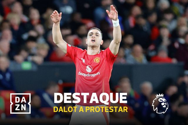 Era só um canto, mas reação de Dalot pode resumir a época do Man. Utd