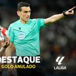 VÍDEO: golo anulado ao Real Madrid pela... ponta da chuteira