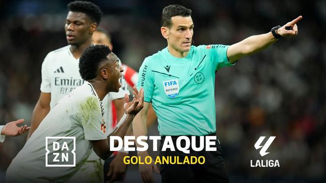 VÍDEO: golo anulado ao Real Madrid pela... ponta da chuteira