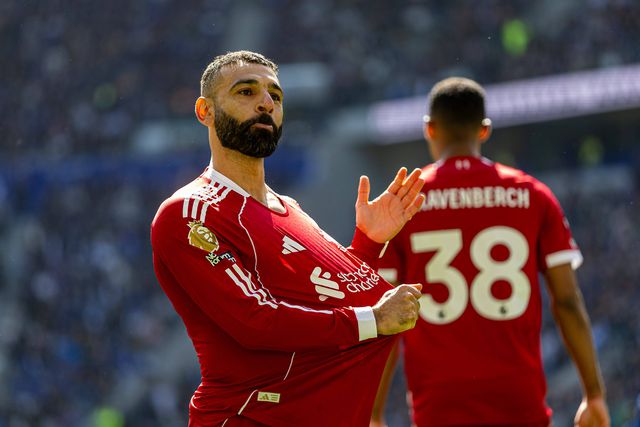 Salah abriu marcador frente ao Everton