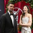 Novak Djokovic e Eileen Gu