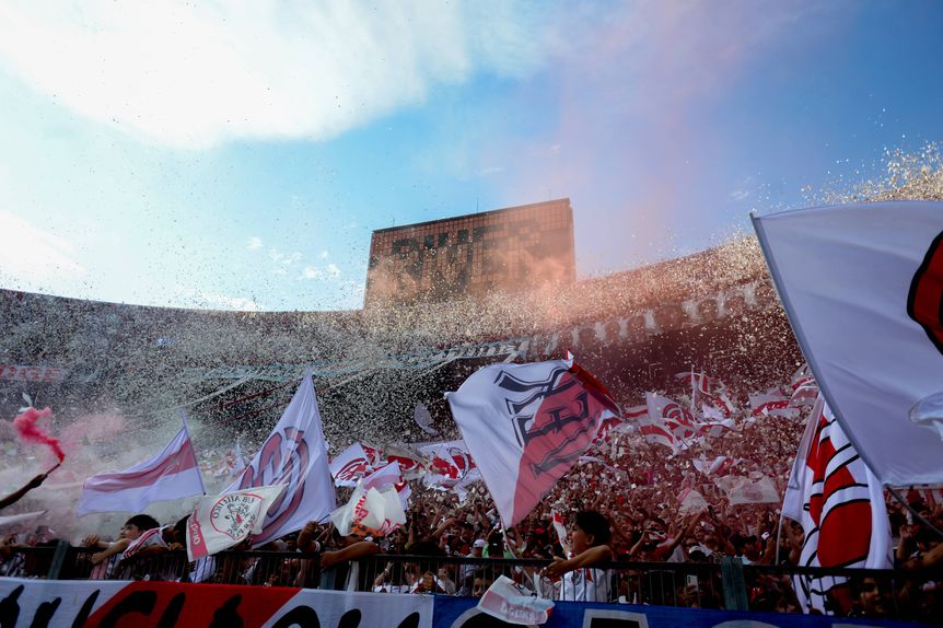 Coreografia antes do River Plate-Boca Juniors