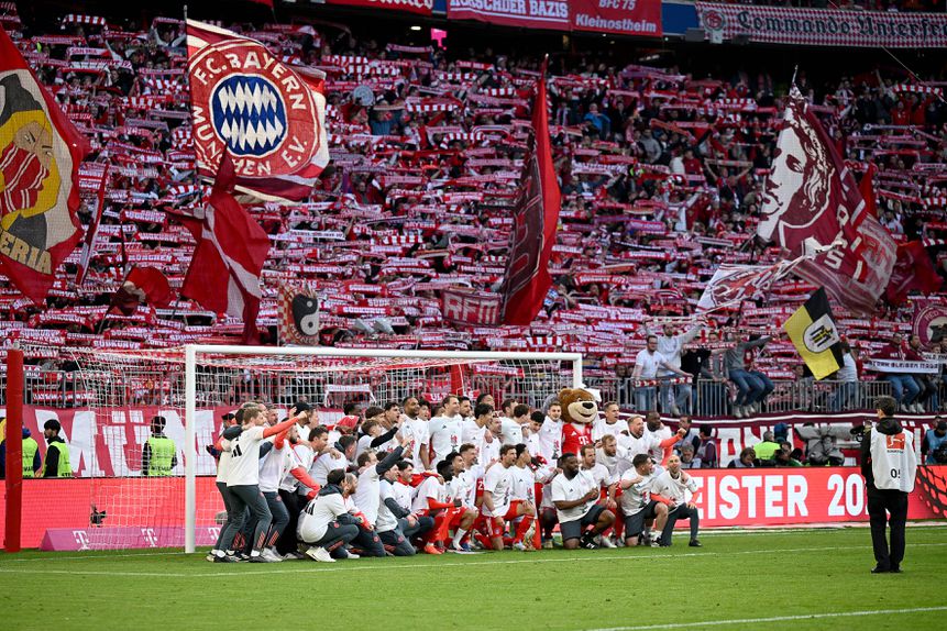 Bayern sagrou-se bicampeão alemão no domingo