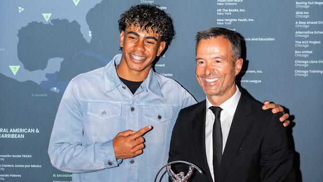 Lamine Yamal e Jorge Mendes - Foto: IMAGO