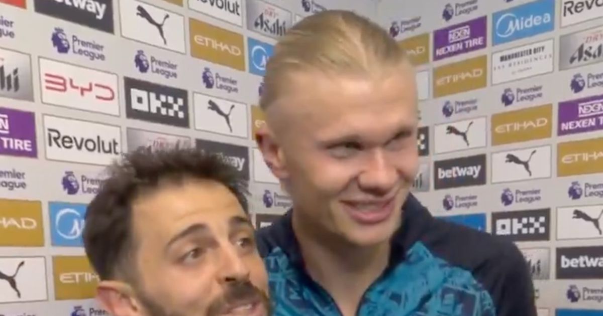 Vídeo: Haaland lança caos na 'flash' ao lado de 'Bernie' Silva