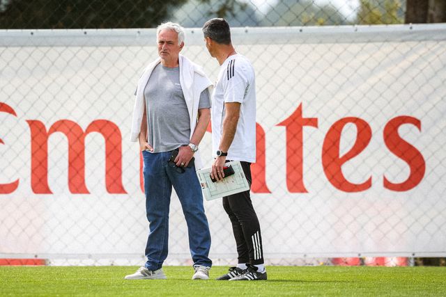 José Mourinho e Nélson Veríssimo - Foto: SL Benfica