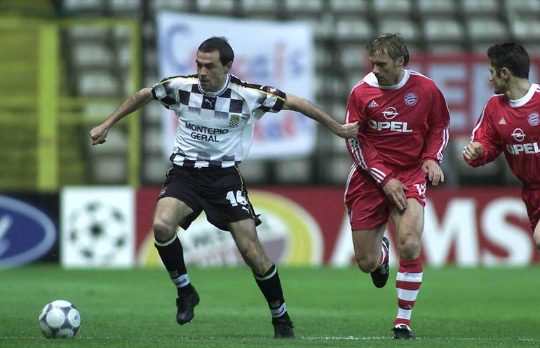Boavista, campeão em 2001, fez 18 jogos na Champions League entre as edições de 1999/00 e 2001/02. Na memória ficaram os jogos com Liverpool, Man. United e Bayern. Agora, o emblema luta com graves problemas financeiros (ASF/Paulo Santos)