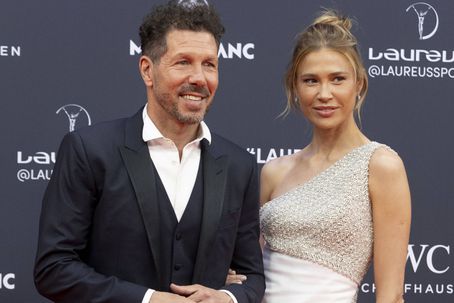 Diego Simeone e Carla Pereyra    Fotografia Imago