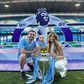 Bernardo Silva posa em família após conquista inédita