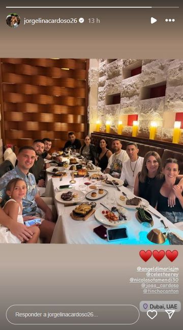 Di María e Otamendi gozam férias juntos no Dubai (foto)