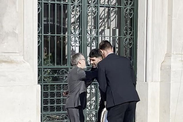 A chegada dos campeões à Praça do Município