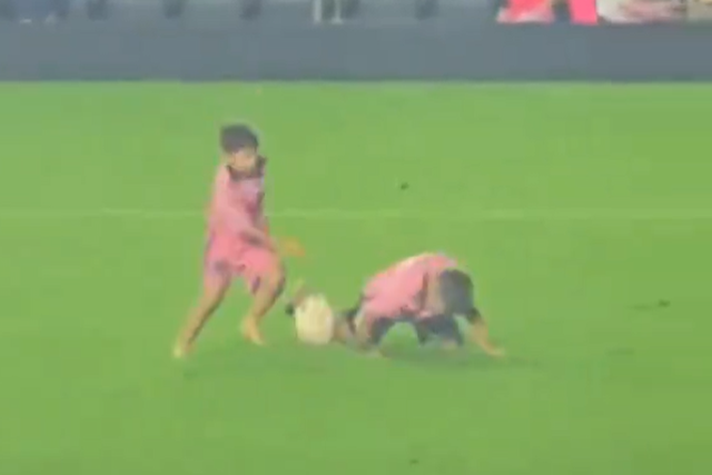 Vídeo: o impressionante túnel do filho de Messi que se tornou viral