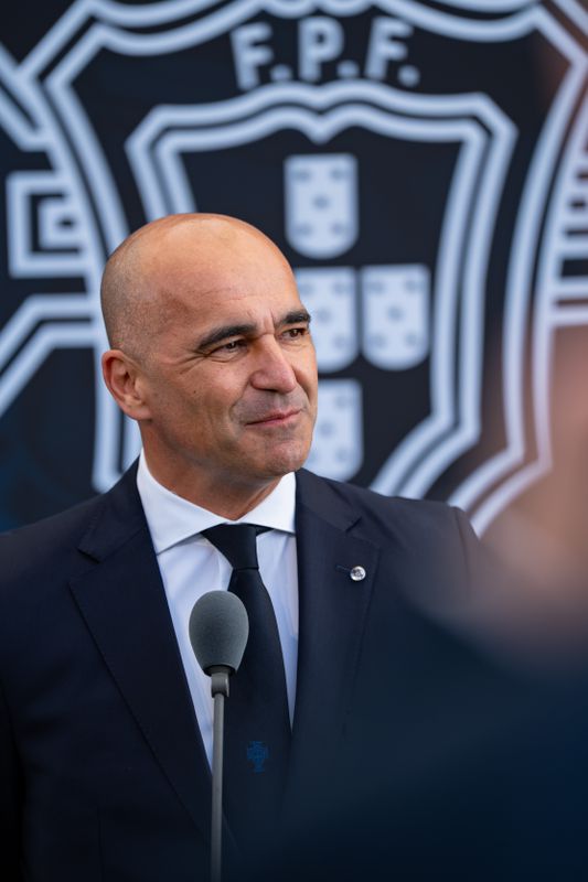 Roberto Martínez anda a brincar com os jogadores