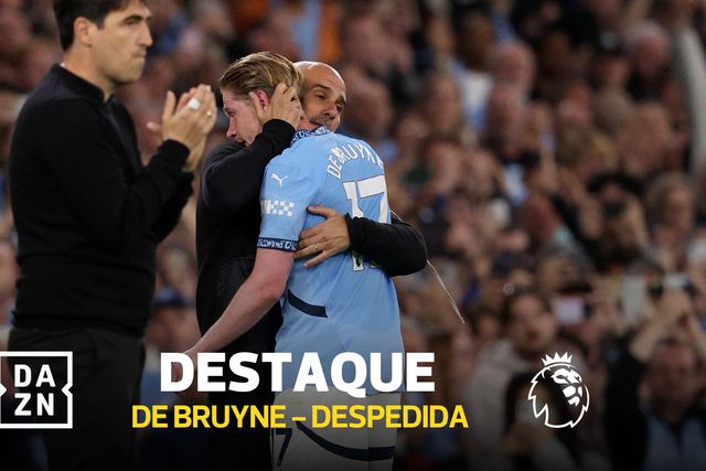 Despedida de uma lenda: De Bruyne ovacionado no último jogo no Etihad (vídeo)