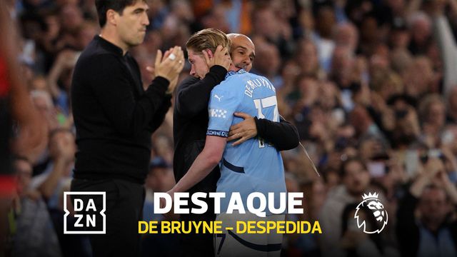 Despedida de uma lenda: De Bruyne ovacionado no último jogo no Etihad (vídeo)