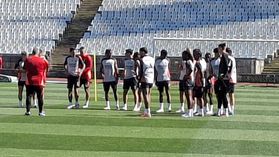 Grande novidade no treino do Benfica no Estádio Nacional