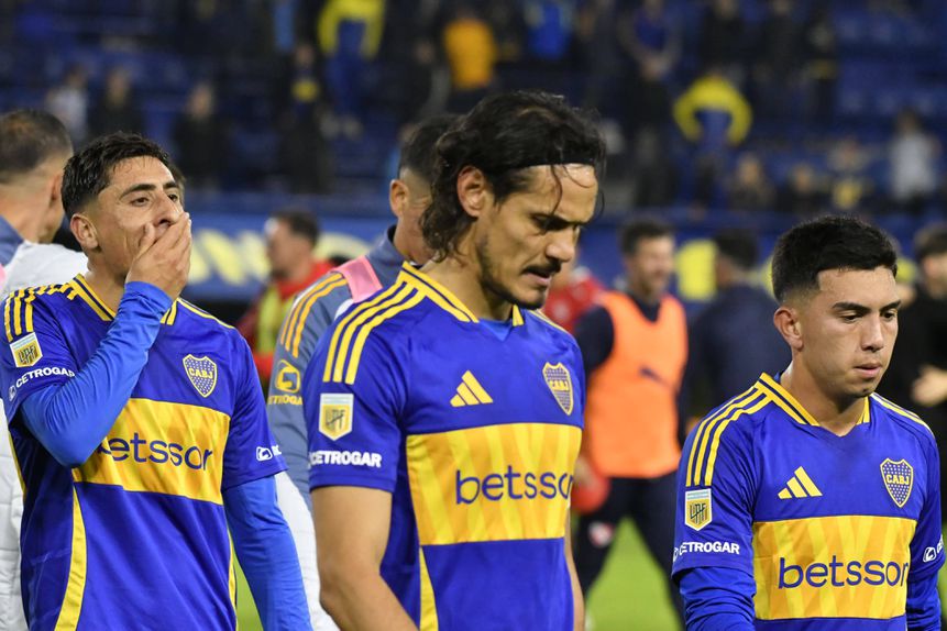 A tristeza de Cavani e companheiros do Boca