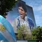 Mural em homenagem a Maradona