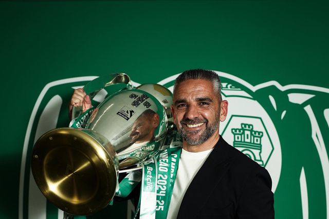 Rui Borges conquistou a dobradinha ao leme do Sporting, lugar que ocupa desde dezembro último