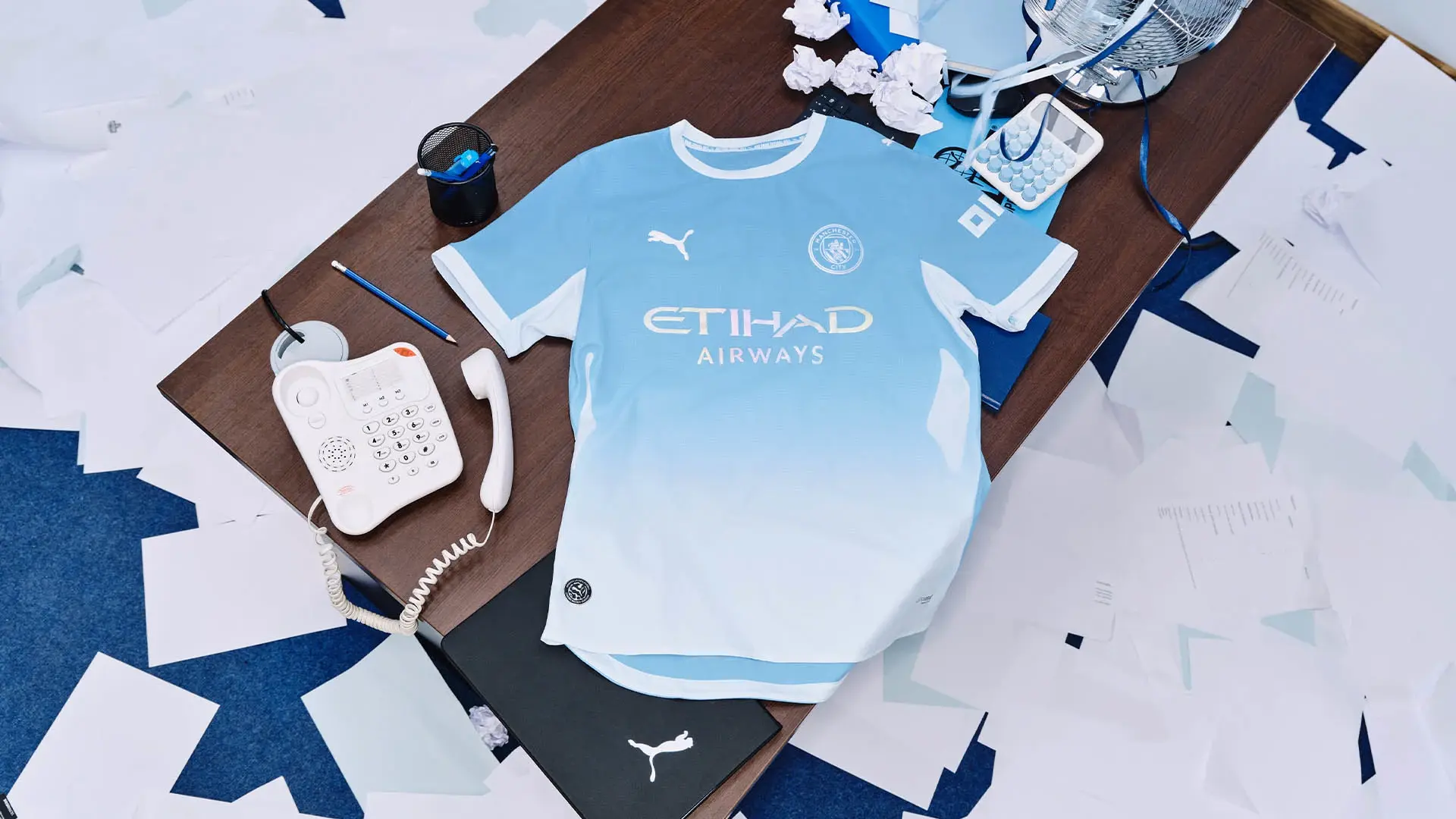 Novas camisolas do Manchester City 2026/27