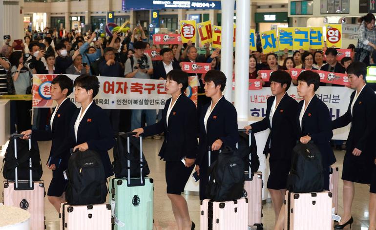 Equipa norte-coreana chegou a Suwon dois dias antes do jogo