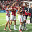 Miguel Vítor, 37 anos, capitão do Hapoel Beer Sheva, celebra o golo que arrumou com a questão do título - Foto: Instagram/Miguel Vítor