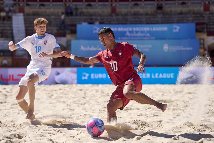 Portugal entrou com o pé direito na Liga Europeia. Foto: FPF