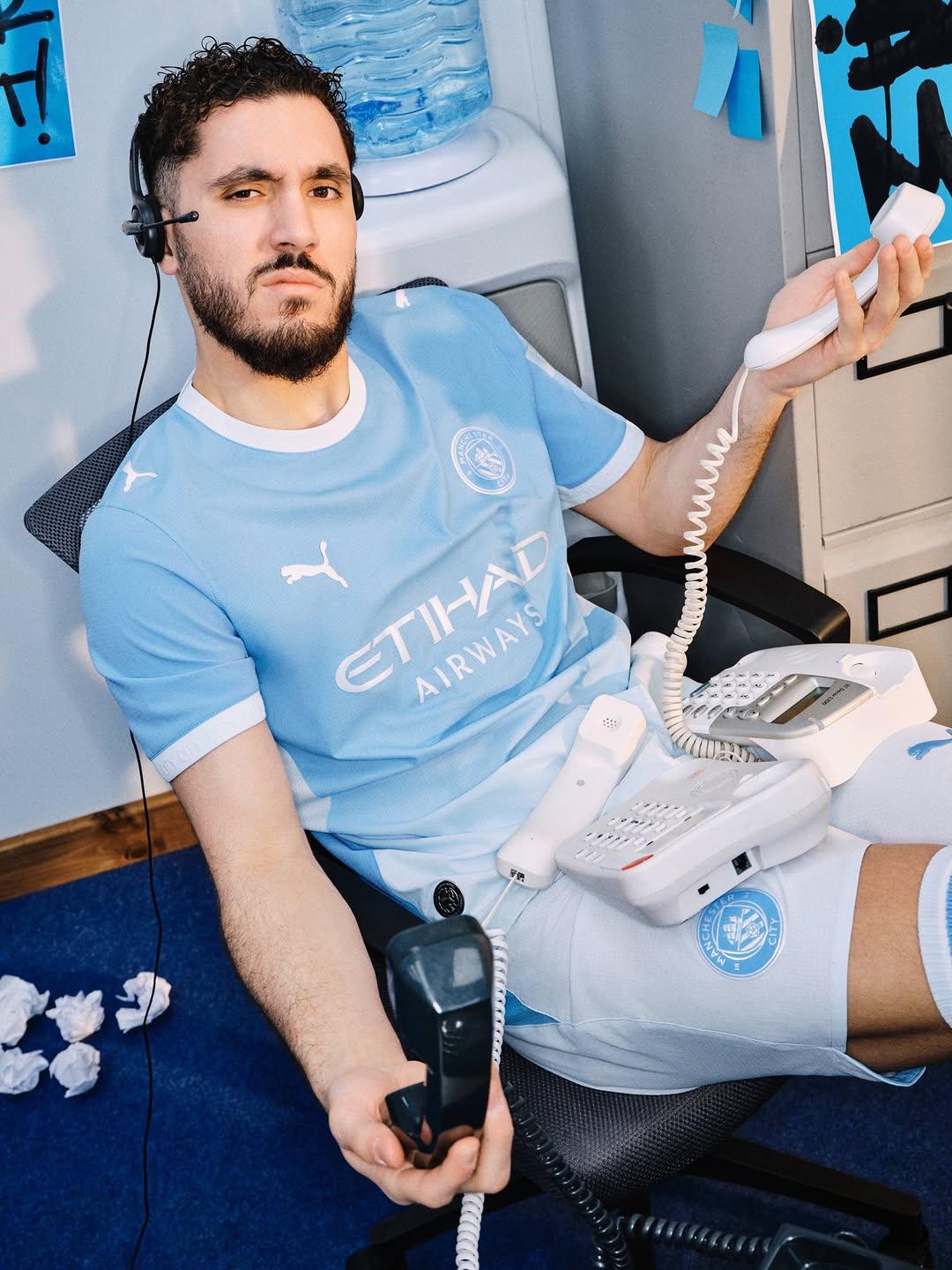 Novas camisolas do Manchester City 2026/27