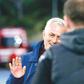José Mourinho sorridente no jogo entre Benfica e Estoril, último da temporada dos encarnados — Foto: IMAGO