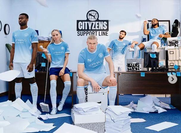 Novas camisolas do Manchester City 2026/27